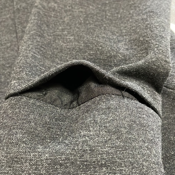 Joseph Ribkoff Long Open Front Lined Jacket Fur Cuffs Cardigan Blazer Coat 8 - Picture 13 of 16